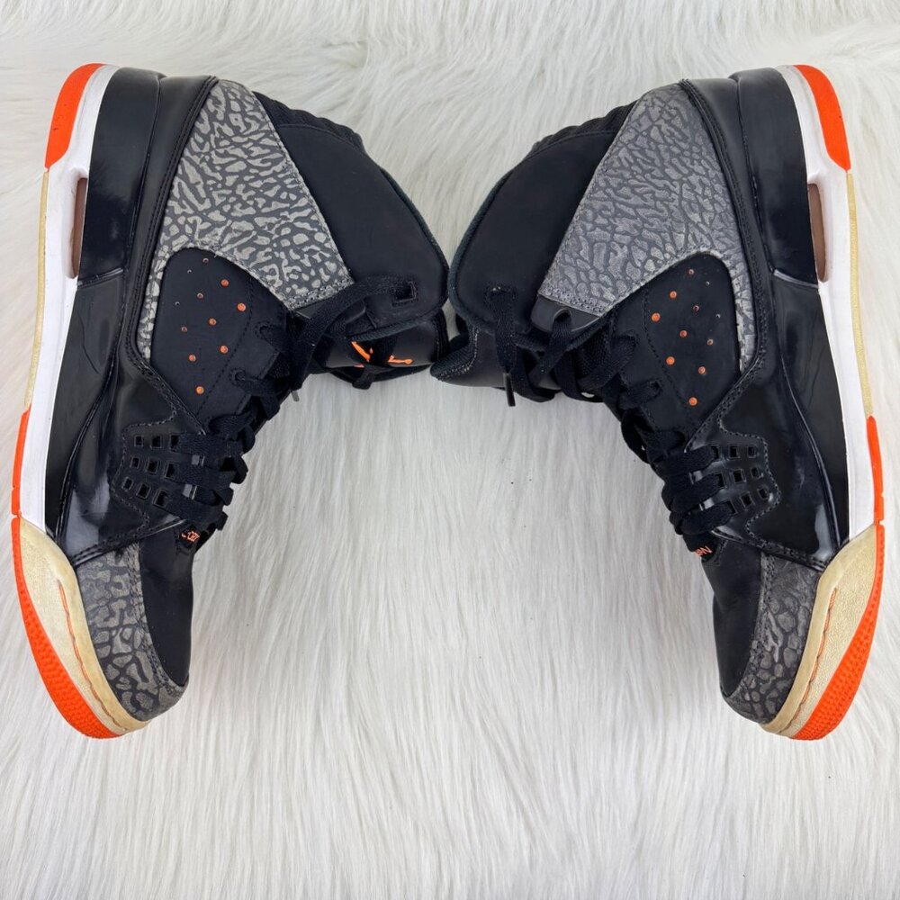 Nike Jordan Basketball Sneakers Shoes 538698-032 SC-1 Sz 11 Black Orange Gray - Picture 7 of 15